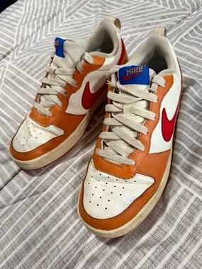 Nike Kids Sneakers - White, Orange & Red
